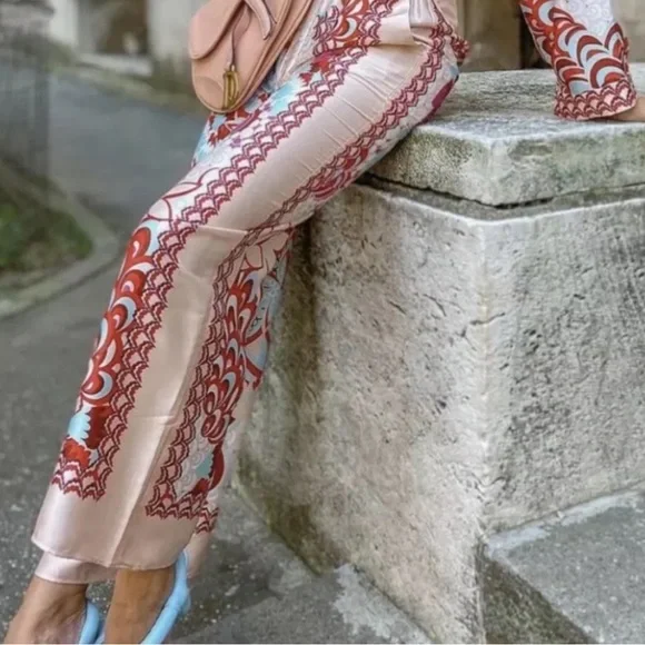 Colorful Pattern Pants - Picture 1 of 7